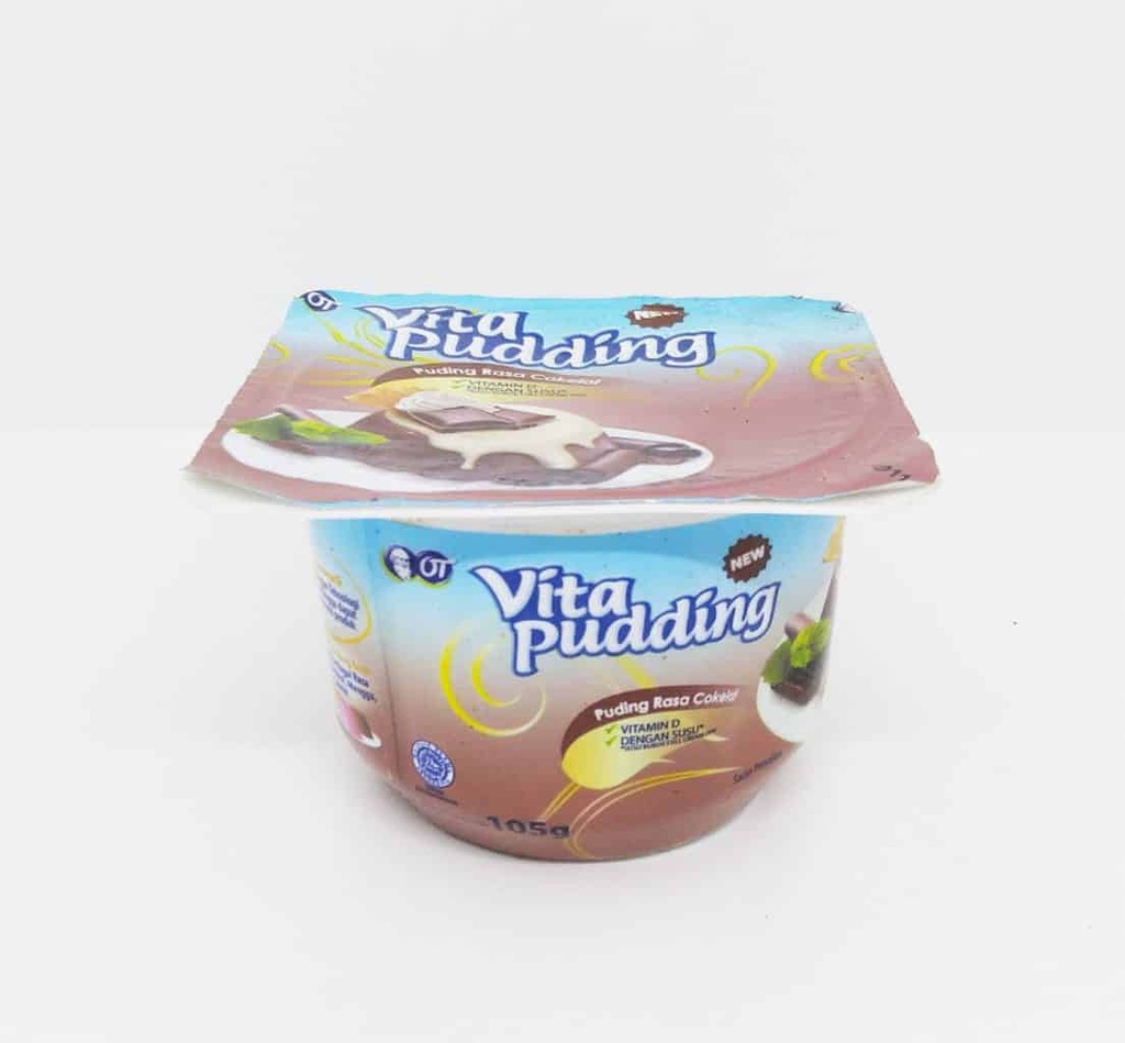 Vita pudding rasa susu coklat 10