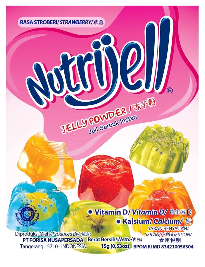 nutrijel strawberry 10g