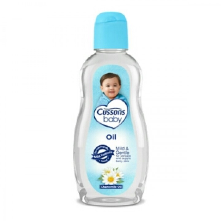 baby oil Cussons xtra biru gentle 50ml