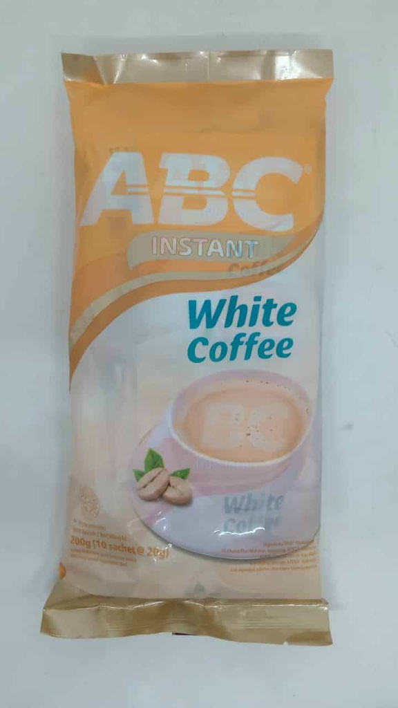 Abc white coffe instan 10+5 20g