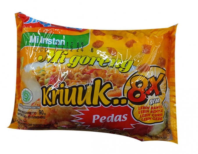 Indomie goreng pedas kriuk 90g