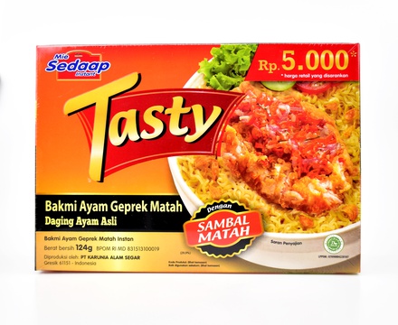 Sedaap tasty ayam geprek 124gr