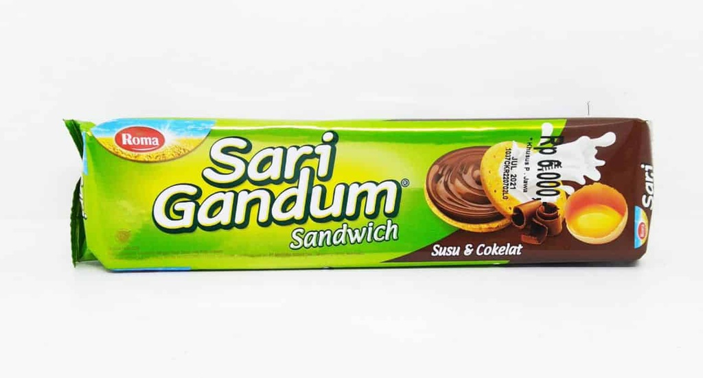 Roma sari gandum susu+coklat 1