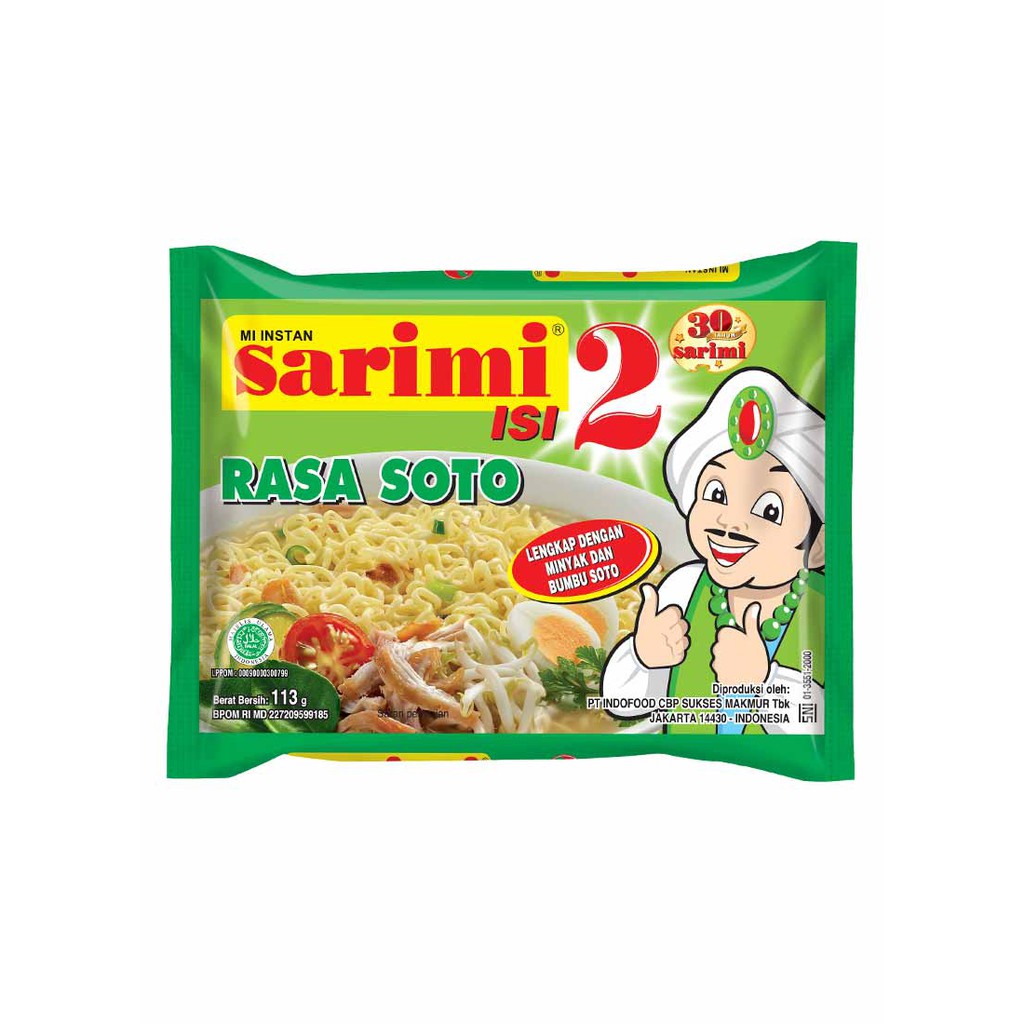 Sarimi isi 2 rasa soto 113g