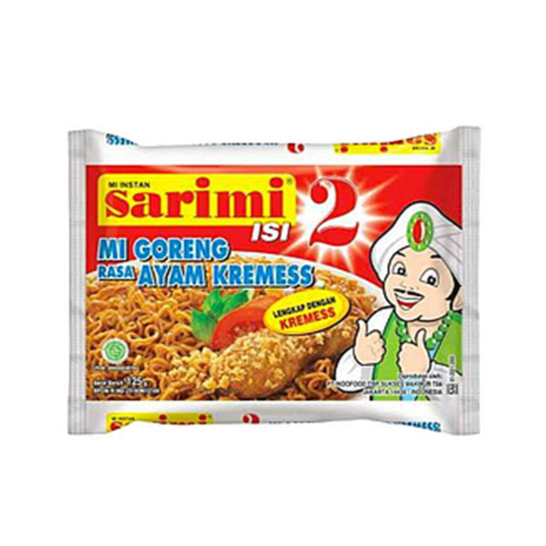 Sarimi isi 2 ayam kremes 125gr