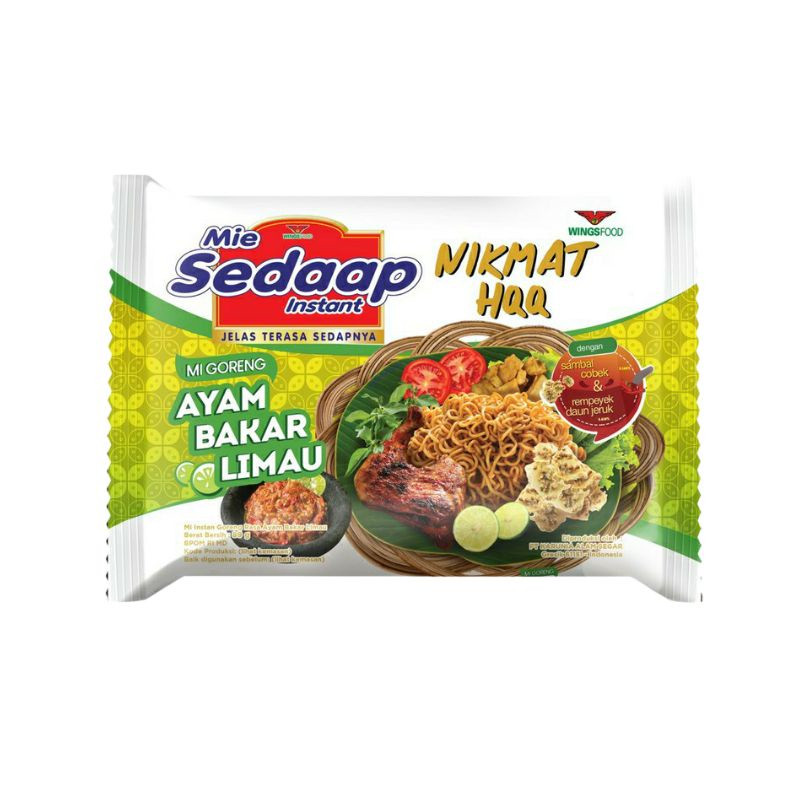 Sedaap ayam bakar limau 89g