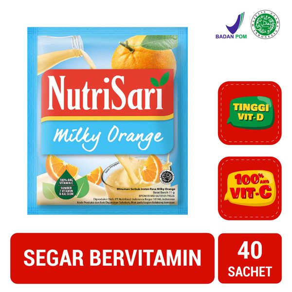 Nutrisari milky orange 11grx10