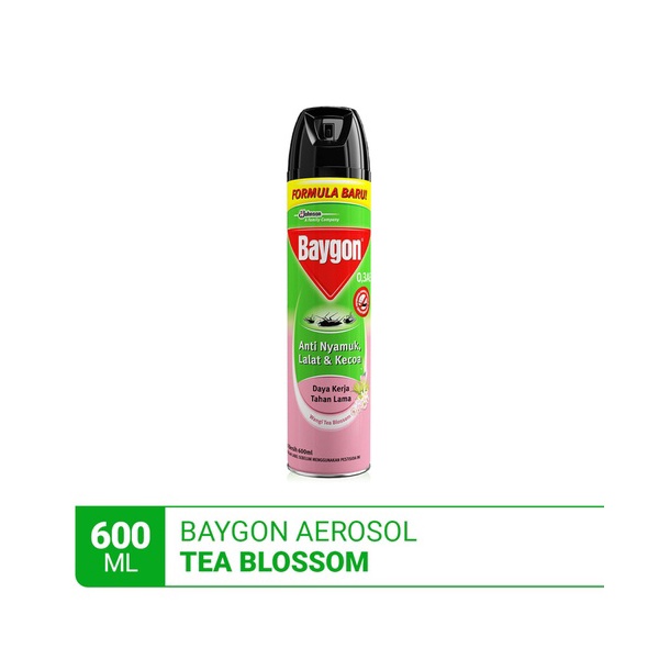 Baygon Aerosol tea blossom 600+120m