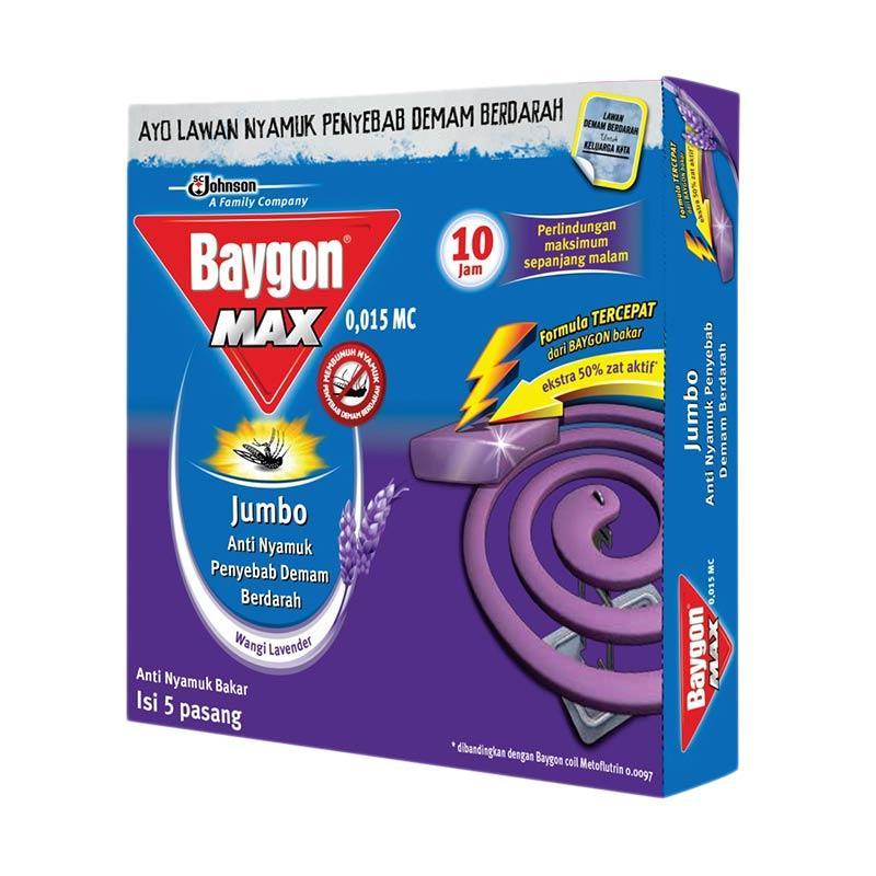 Baygon coil jumbo lavender 150g