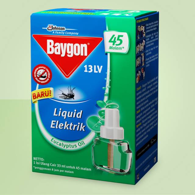 Baygon liquid elektrik eucalyptus oil 33ml