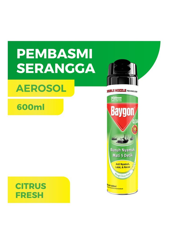 Baygon spray fresh 600ml