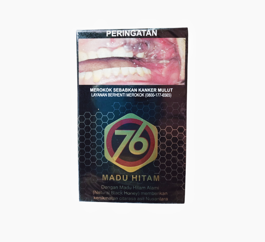 Rokok 76 kretek 12 madu hitam