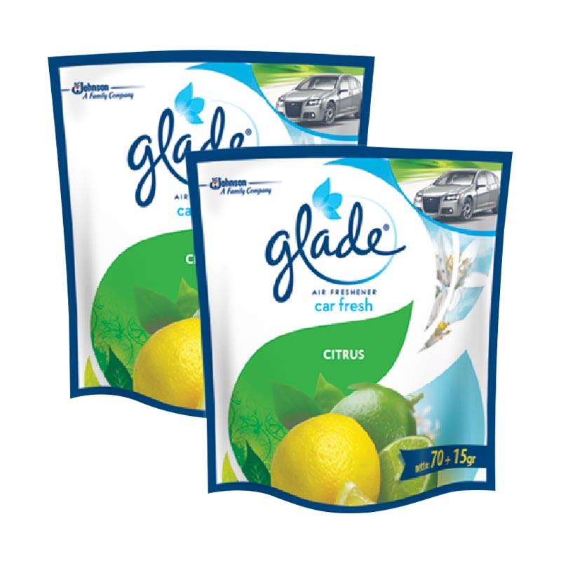 glade car fresh citrus 70g