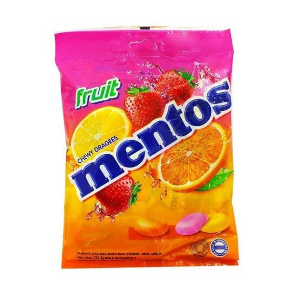 Permen Mentos buah 50bji