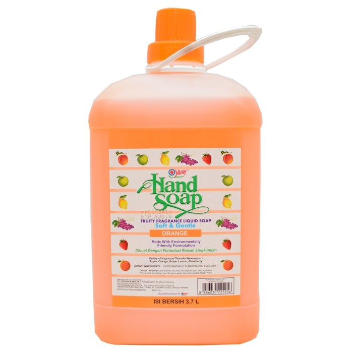 Yuri handsoap orange 3.7ltr