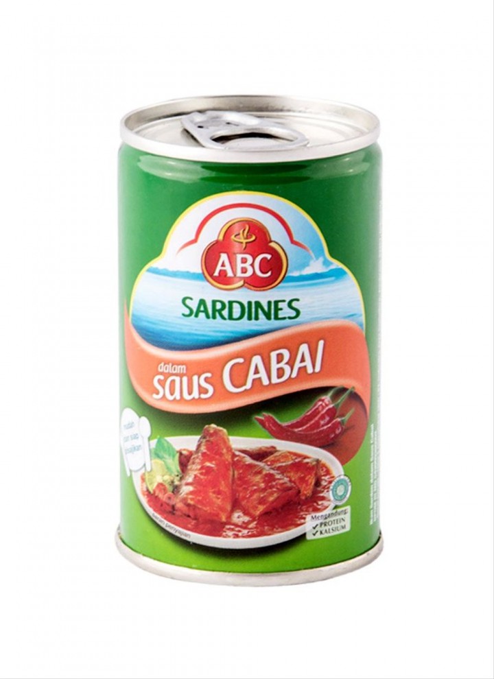 Abc sardines saos cabe 90g