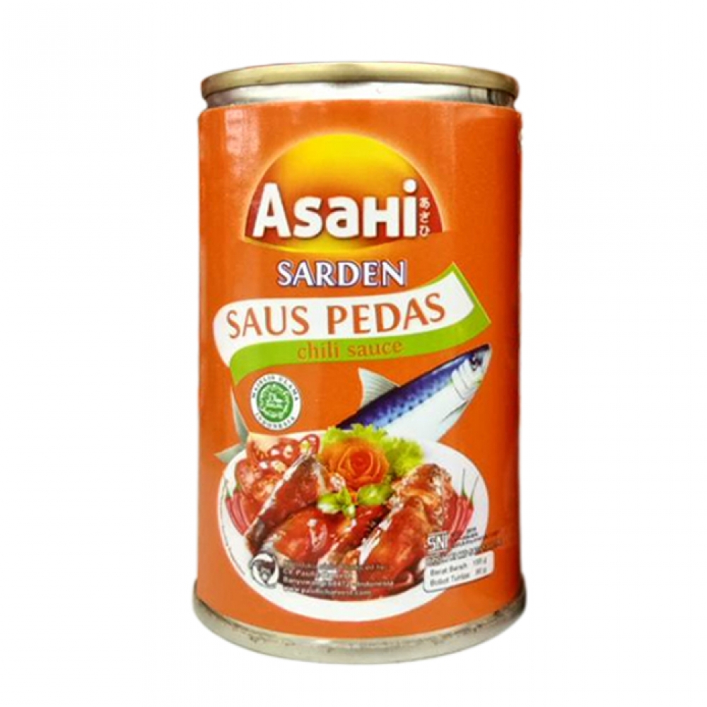 Asahi sarden saus pedas 425gr