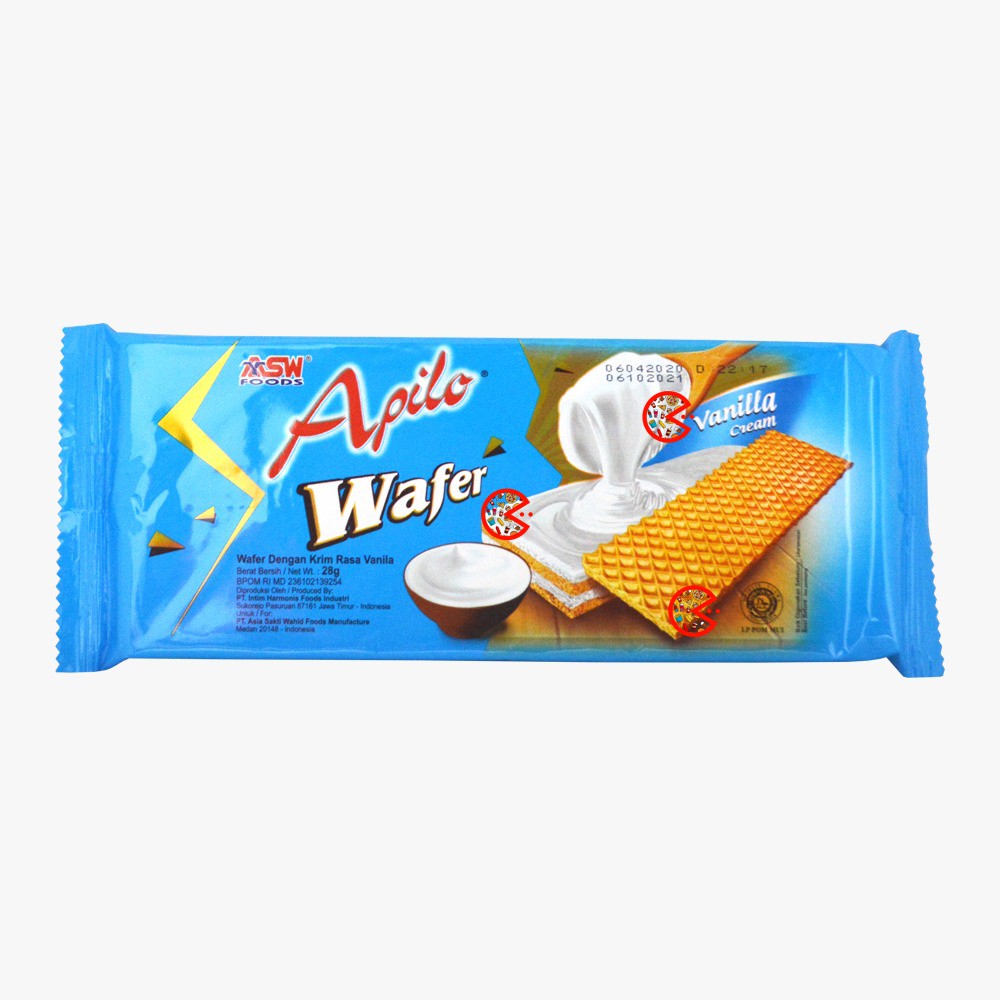 Apilo wafer vanilla 80gr