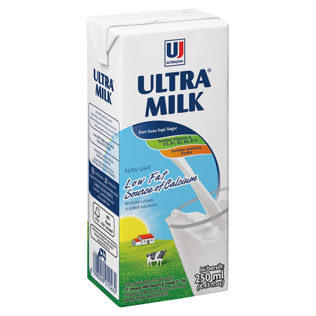 ultra low fat plain 250ml