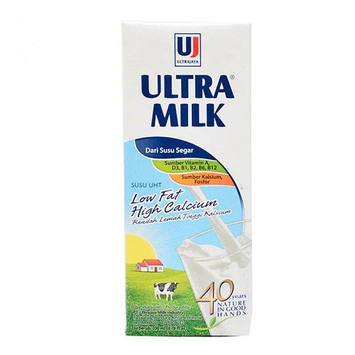 ultra milk low fat 200ml