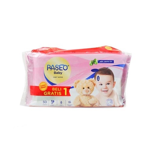 Paseo baby wipes 50+50