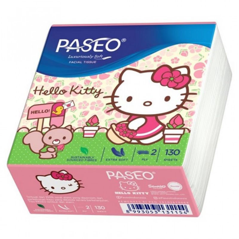 Paseo hello kitty 2ply 100+30s