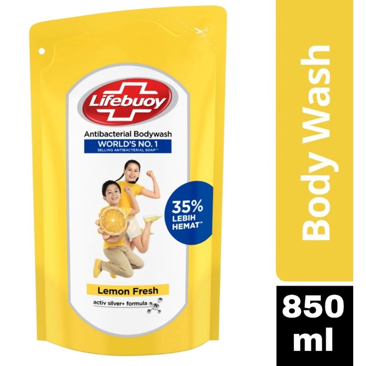 Lifebuoy body wash lemonfresh ref 850ml