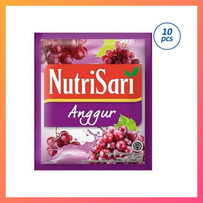 Nutrisari anggur 11grx10s