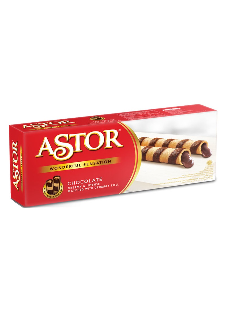 Astor choco wafer stick 150gr