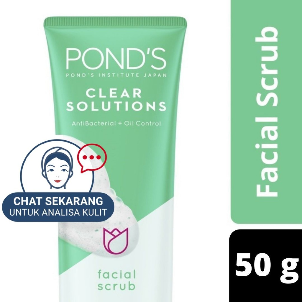 Ponds clear sol scrub 50gr