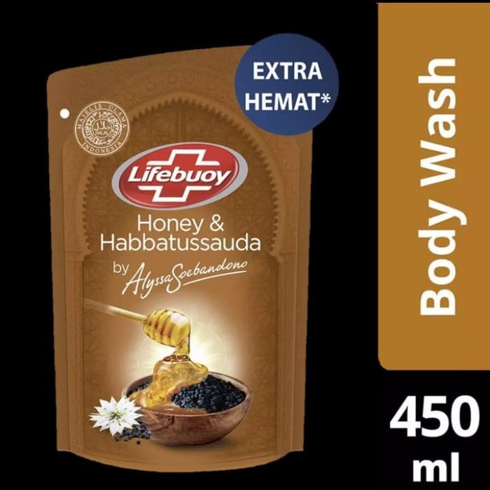 Lifebuoy bw honey habbat ref 450ml