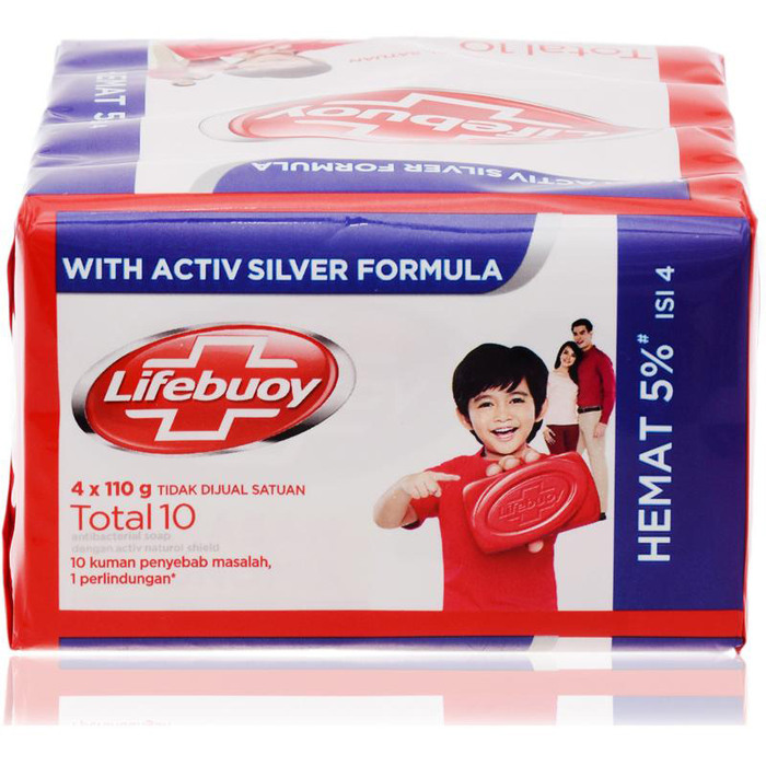 Lifebuoy total 10 4x110gr