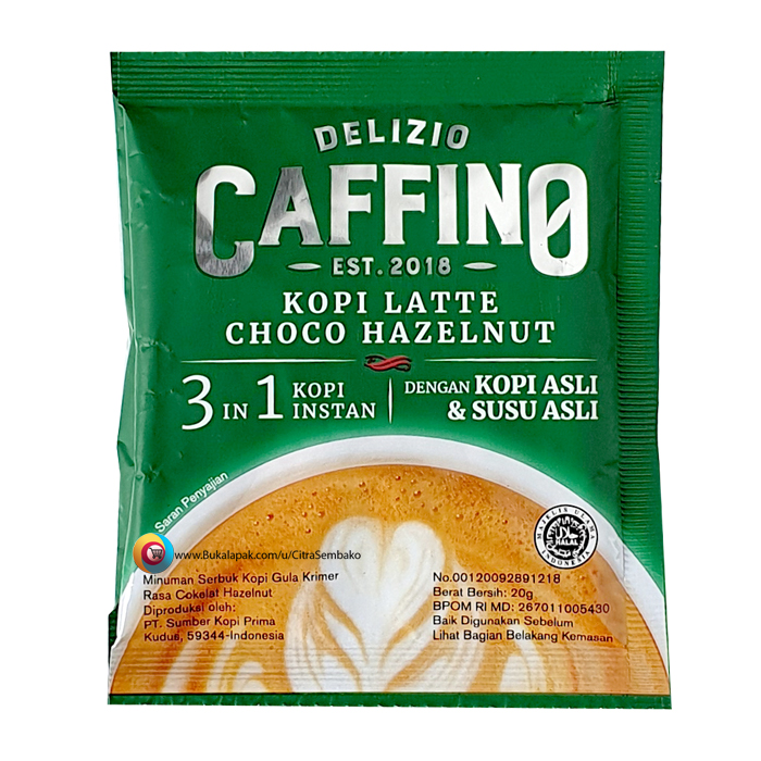 Caffino latte hazelnut 10sx20gr