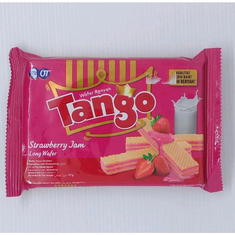 Tango long wafer strawberry 47gr