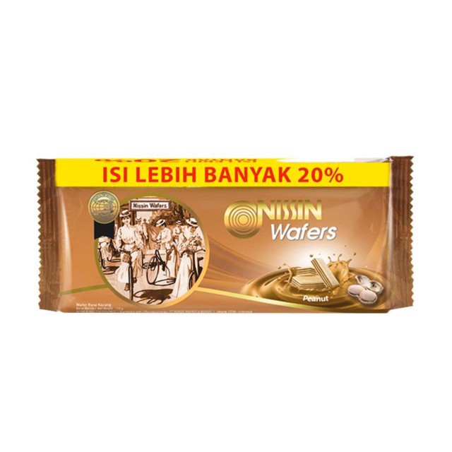 Nissin wafer peanut 120gr