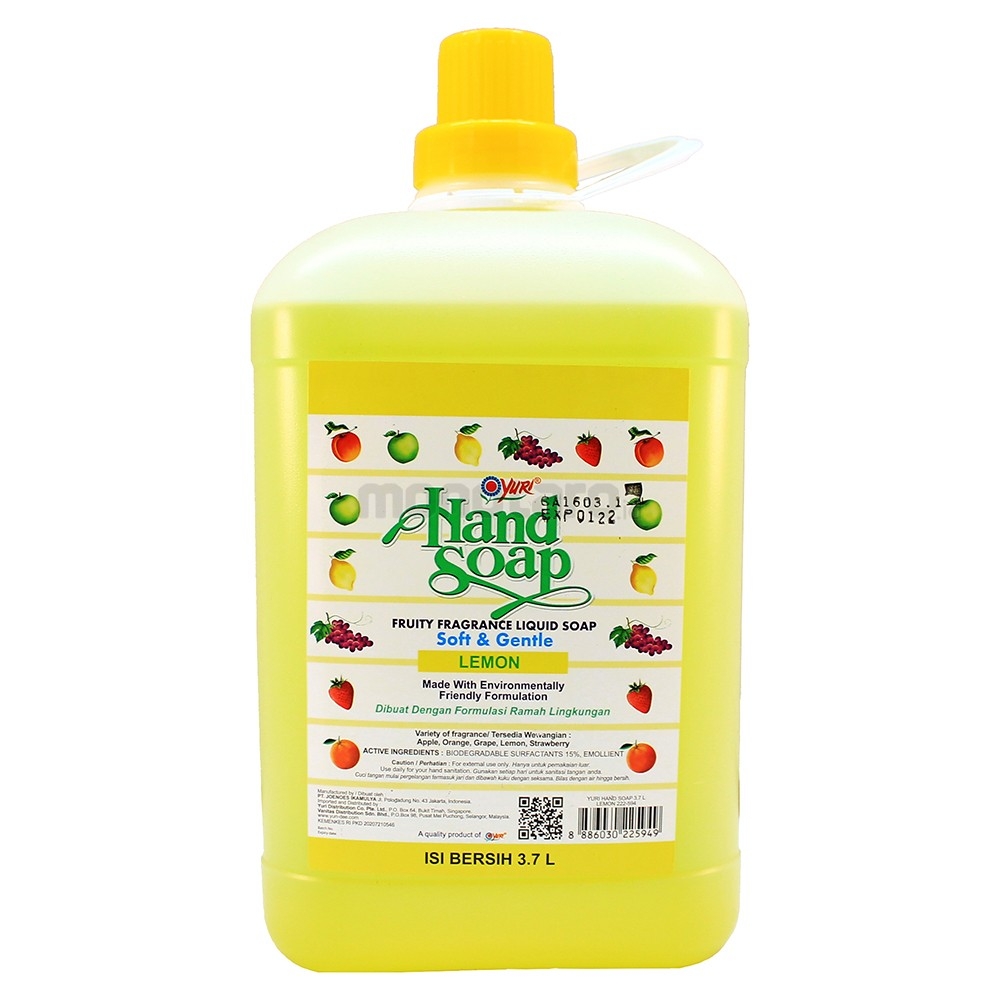 Yuri handsoap lemon 3.7lt