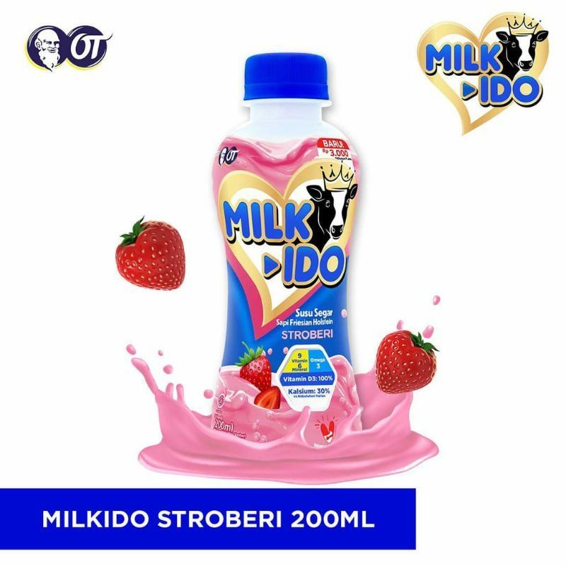 Milkido strawberry 300ml