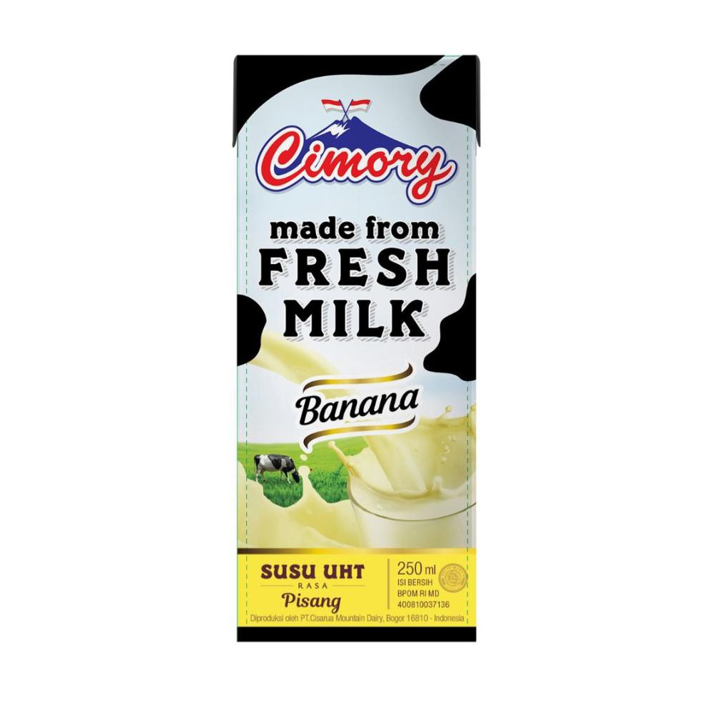 Cimory uht milk banana 250ml