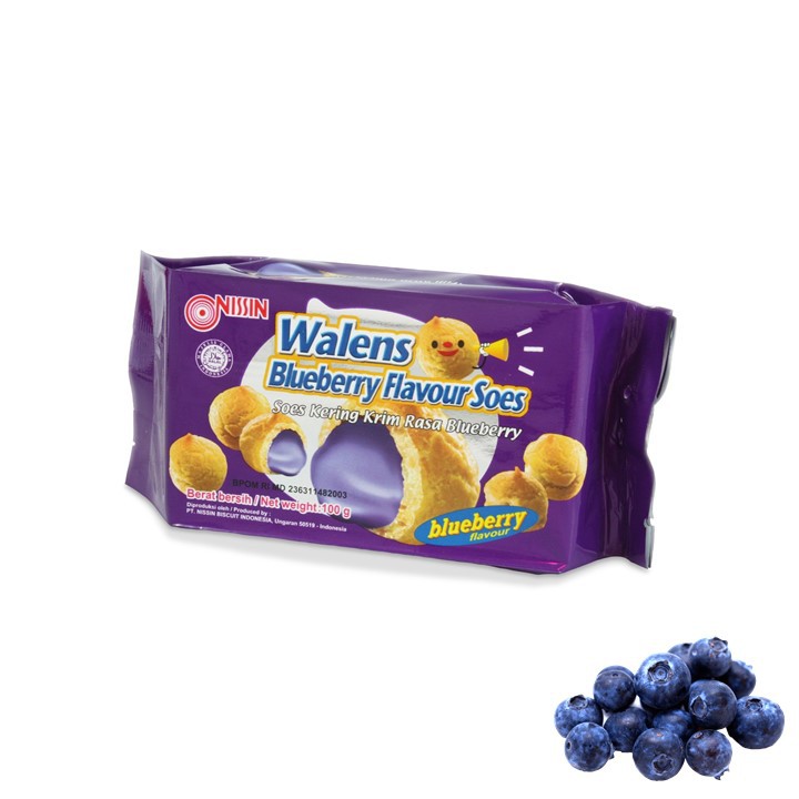 Walens bluberry soes 100gr