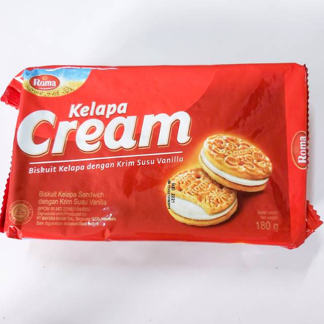 Roma cream kelapa 180gr