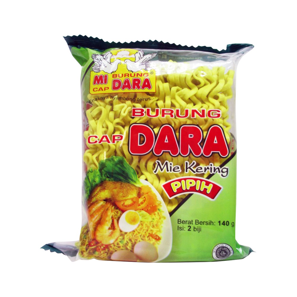 Mie Burung Dara pipih isi 2