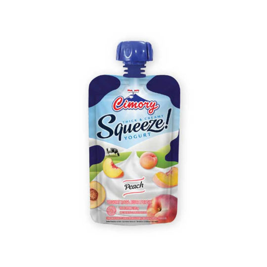 Cimory squeeze peach 120g