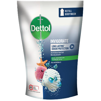 Dettol body wash invigorate refill 410ml