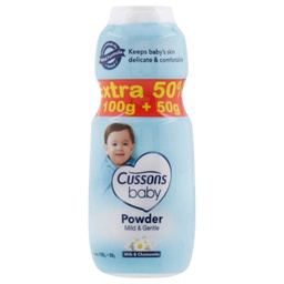 [88820309] Bedak Bayi Cussons milk&amp;getle 100g