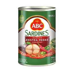 [711844330153] Abc sardines extra pedas 400g
