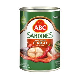 [711844330115] Abc sardines pedas 400mg