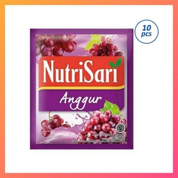 [749921010445] Nutrisari anggur 11grx10s