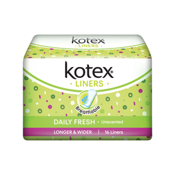 [4800060331603] Kotex lw unscented 16s