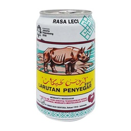 [899998888886] Larutan badak Leci kaleng 320ml